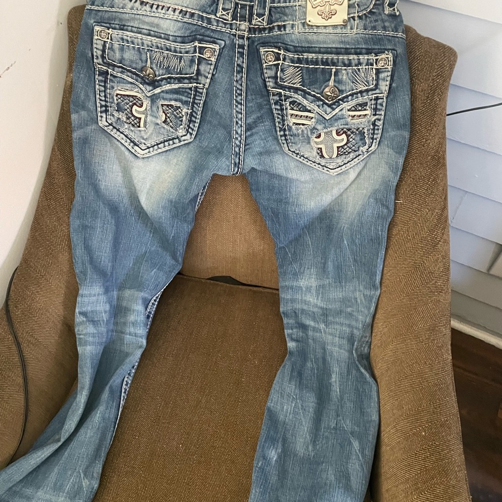 Rock revival blue jeans 32x32
